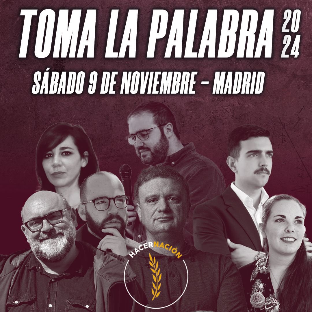 elmunicipio's tweet photo. Actos de @HacerNacion este sƔbado 9 de Noviembre en Madrid. #Patriotas #EspaƱa #Madrid #HacerNacion @mario_martosg #ULTIIMAHORA https://t.co/iJULGakreZ