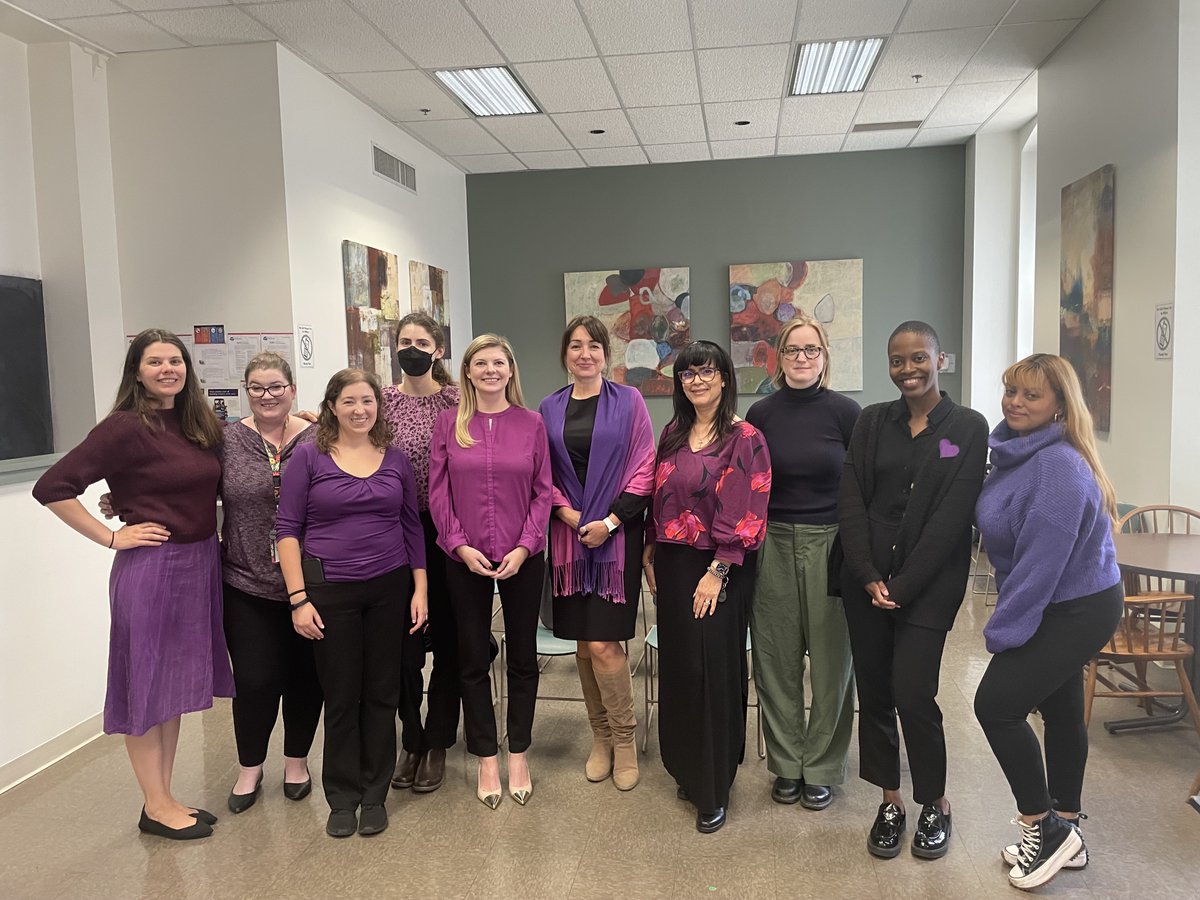 October is Domestic Violence Awareness Month. Today, we wear purple to show support and care for those who have experienced domestic violence. Check out some of our staff wearing purple to show their support for survivors!