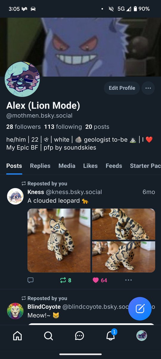 moth_men's tweet photo. Wif how many artists I follow moving to bsky I might try to be more active there to support them on other platforms. Key word is try bc im bad at change but u can follow me if u want! When I get home from work I plan on using that extension to find everyone https://t.co/rid5fRFX6n