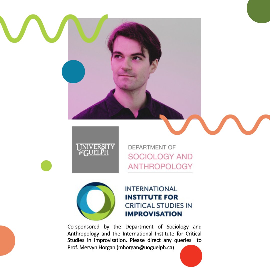 SOAN and IICSI are excited to present:

"Deference Rituals and Creative Buzz: Theorizing the Creative Trajectories of Songs and Songwriters"
with Taylor Price, Postdoctoral Fellow, Sociology, NYU

🗓️ Wednesday, October 23 | 12:00 - 1:00 PM
📍 MCKN 621, University of Guelph