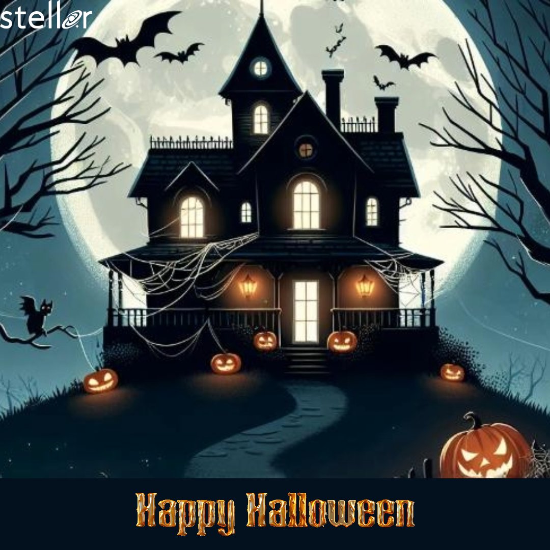 StellarTechInc's tweet image. 🎃 Happy Halloween from Stellar! 🎃

As the air cools and the pumpkins light up, we&apos;re wishing everyone a spook-tacular day filled with creativity, collaboration, and maybe a few too many treats! 🍬👻

#Halloween2024 #Technology #Creativity #TeamStellar