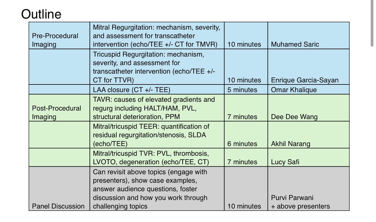 #ACCImaging 
#ACCFIT

Excited about #ACCIMAGING structural heart disease imaging webinar on assessment of valvular disease pre and post intervention. 

Brief discussion to cover LAAO device as well. 

Date- October 22nd 2024, 6:30 pm EST

Register today 
🔗 🔗