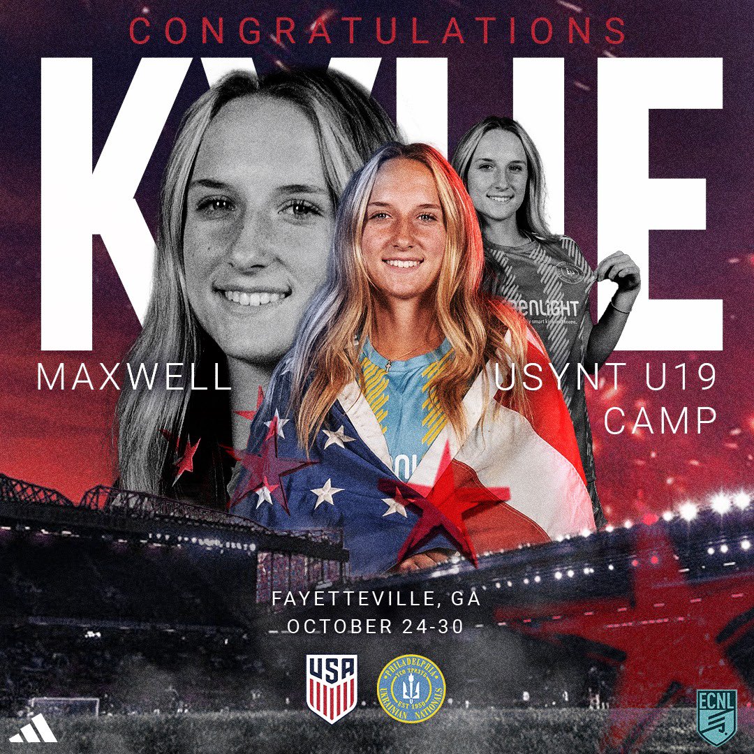 Ukrainian Nationals SC (@ukrnationalssc) on Twitter photo Congratulations to our 2006/2007 <a href="/ECNLgirls/">ECNL Girls</a> forward Kylie Maxwell on being called into u19 @usynt! Kylie will be attending camp at the end of the month! Well done, Ky!! #UkieNation <a href="/ImYouthSoccer/">ECNL/GA/Recruiting/College Soccer</a> <a href="/ImCollegeSoccer/">College Soccer Truth ™</a> Congratulations to our 2006/2007 <a href="/ECNLgirls/">ECNL Girls</a> forward Kylie Maxwell on being called into u19 @usynt! Kylie will be attending camp at the end of the month! Well done, Ky!! #UkieNation <a href="/ImYouthSoccer/">ECNL/GA/Recruiting/College Soccer</a> <a href="/ImCollegeSoccer/">College Soccer Truth ™</a>