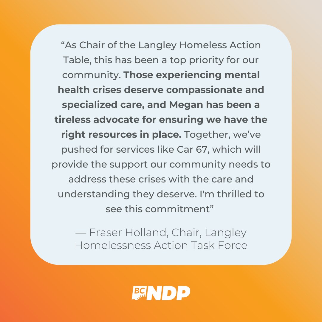 So much gratitude for Fraser Holland. As Chair of the #LangleyBC Homelessness Action Table and with years of dedicated service through Stepping Stone and the Langley Community Services Society, Fraser has worked tirelessly for our most vulnerable citizens.