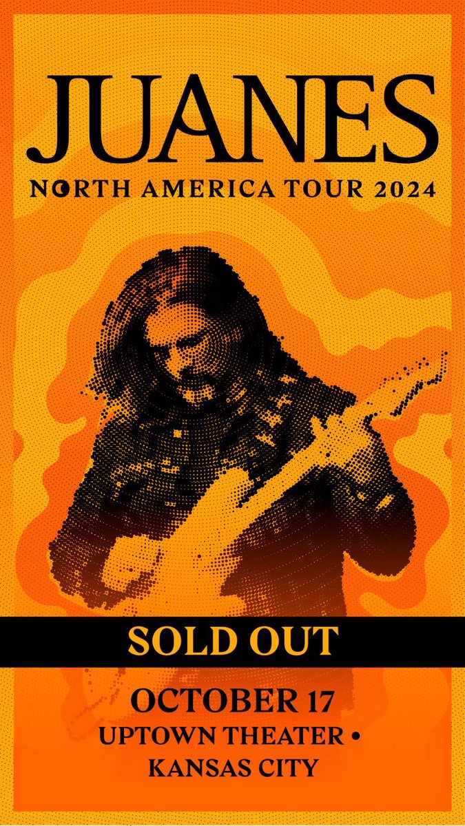 JUANES's tweet photo. Iniciamos la segunda parte de nuestra gira por North America. Hoy tocamos por primera vez en Kansas City y ustedes nos regalan este SOLD OUT🔥 Los AMO! https://t.co/O3sH80Hfdm