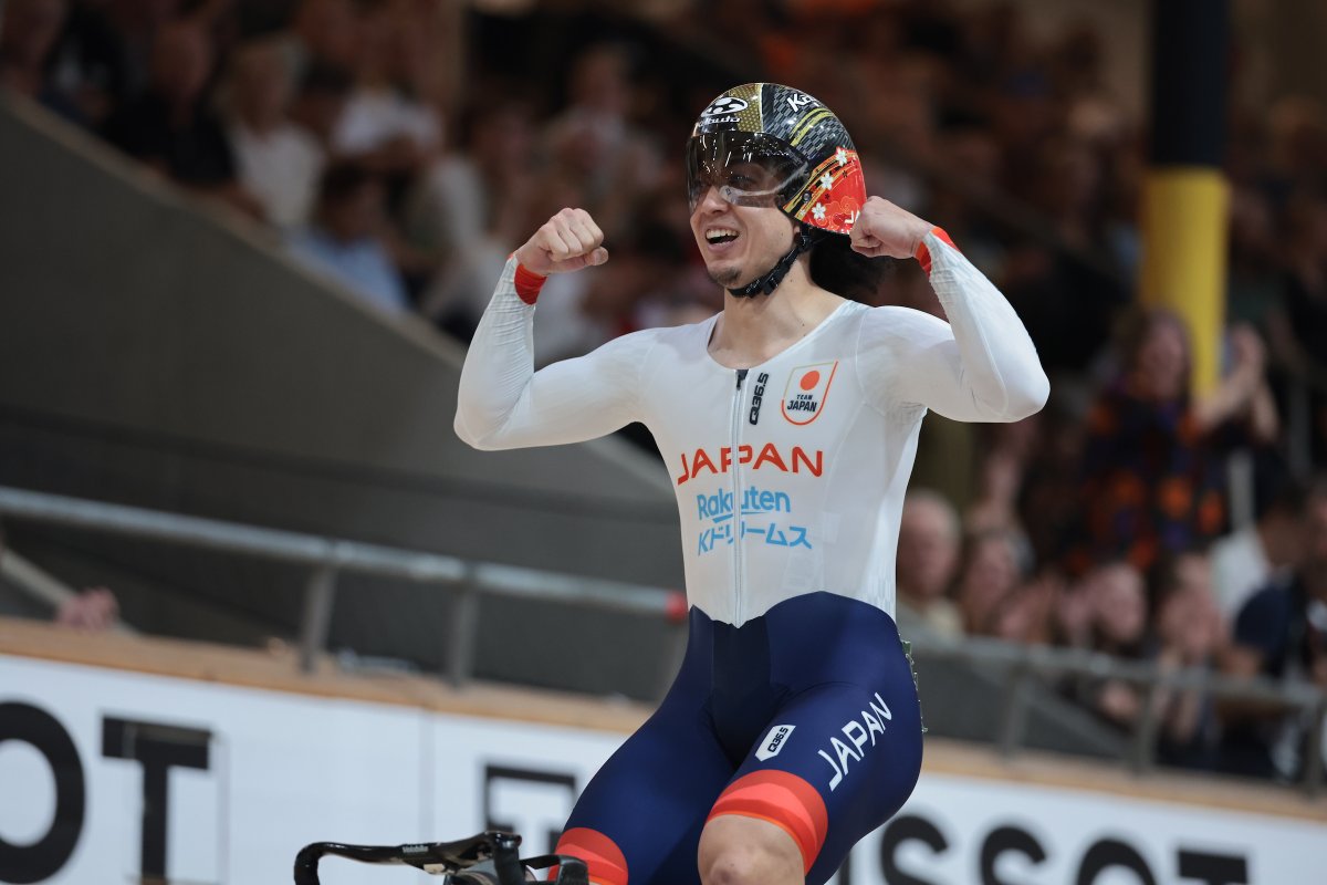 KENTO THE NEW KEIRIN KING 👑

An exhilarating Men Keirin Final saw Kenton Yamasaki of 🇯🇵 take the 🥇🌈 at the 2024 Tissot UCI Track World Championships in Ballerup! 

#TrackCycling #Ballerup2024