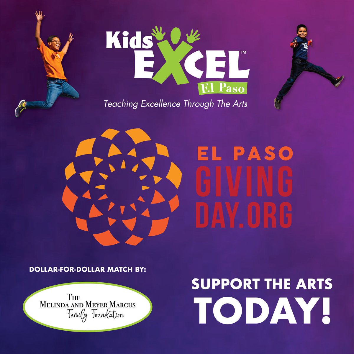 Happy Giving Day! All donations to Kids Excel will be matched. Double your impact today!

elpasogivingday.org/organizations/…