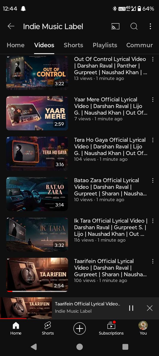 ishaniDRDZ's tweet image. ALL THE LYRICAL VIDEOS ARE OUT ON INDIE YT CHANNEL 🥹💙🥹💙

OUT OF CONTROL OUT NOW
HAPPY BIRTHDAY DARSHAN RAVAL 
#DarshanRavalTurns30 #OutOfControl