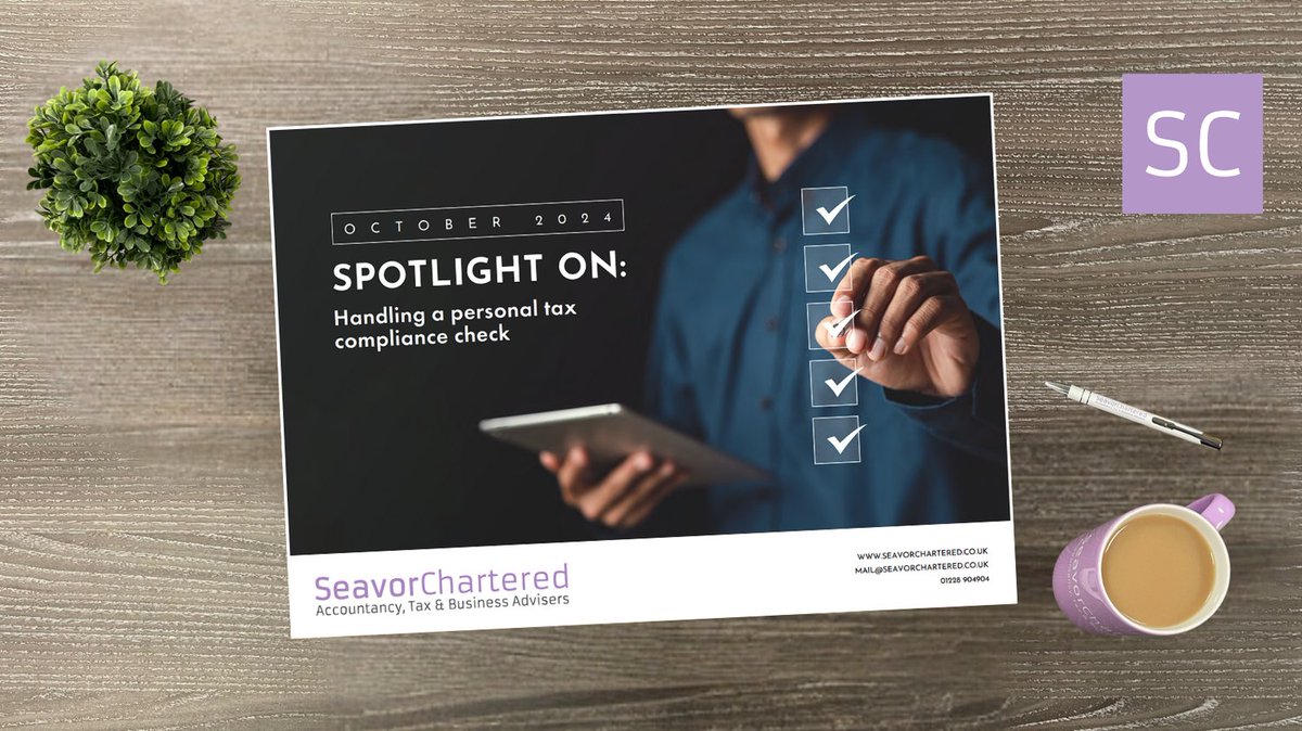 🚨 Facing a tax compliance check from HMRC? Don't worry, we're here to help! Our latest newsletter walks you through what to expect and how to stay prepared. 📝🔍

Download it here: seavorchartered.co.uk/hssu

#TaxTips #HMRC #ComplianceCheck #TaxAdvice #Accounting