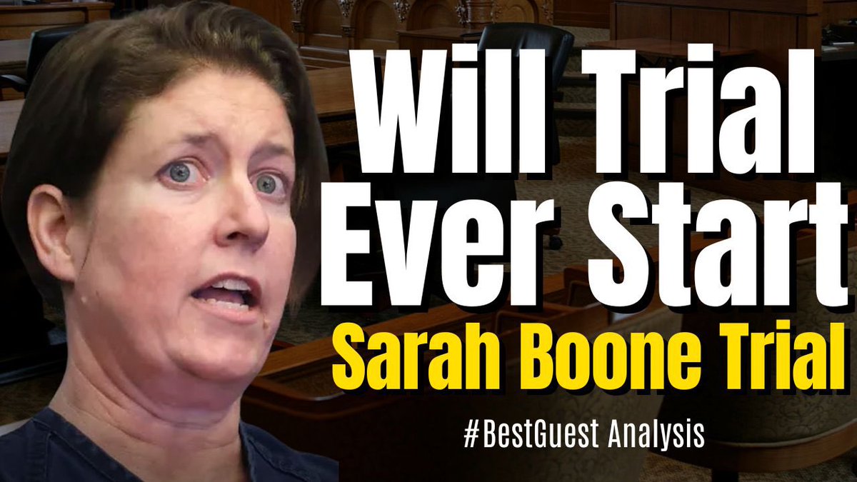 PodcastSTS's tweet photo. #STSNation,

LIVE FROM ORLANDO 530P ET THURSDAY

Will the #SarahBoone trial ever actually begin?

We discuss today’s motions, opening statements and what Sarah’s anticipated narrative testimony means? 

#BestGuests: Professor Jo Potuto + Orlando attorney Ryan Vescio + Therapist Roger Rhoades 

WATCH+SUB+SHARE: https://t.co/JsXNXDiyNi