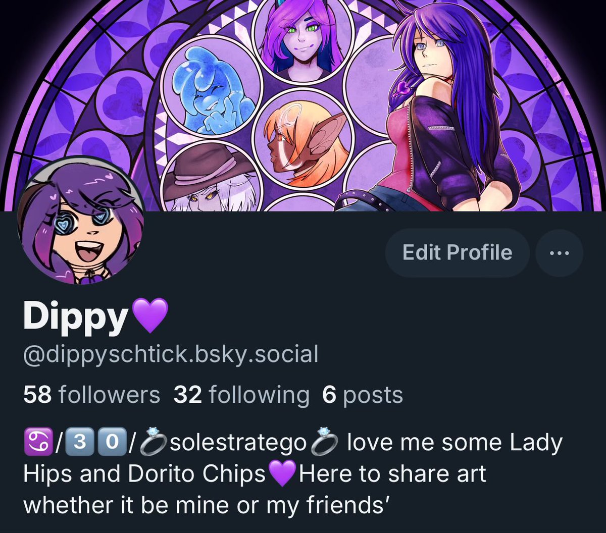 Dippyschtick 💜 tweet media
