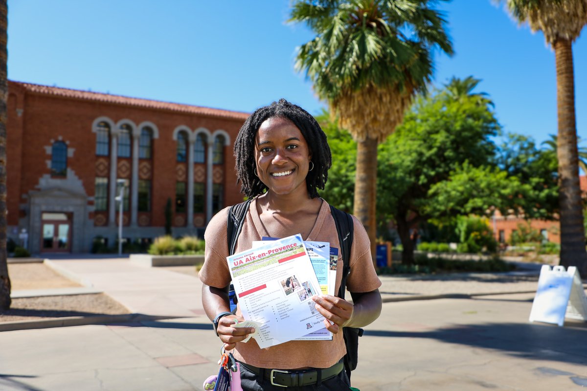Over 1,300 students explored their international education opportunities at this year's Study Abroad Fair on the University of Arizona mall. 

Read more: bit.ly/3Nqpm8w