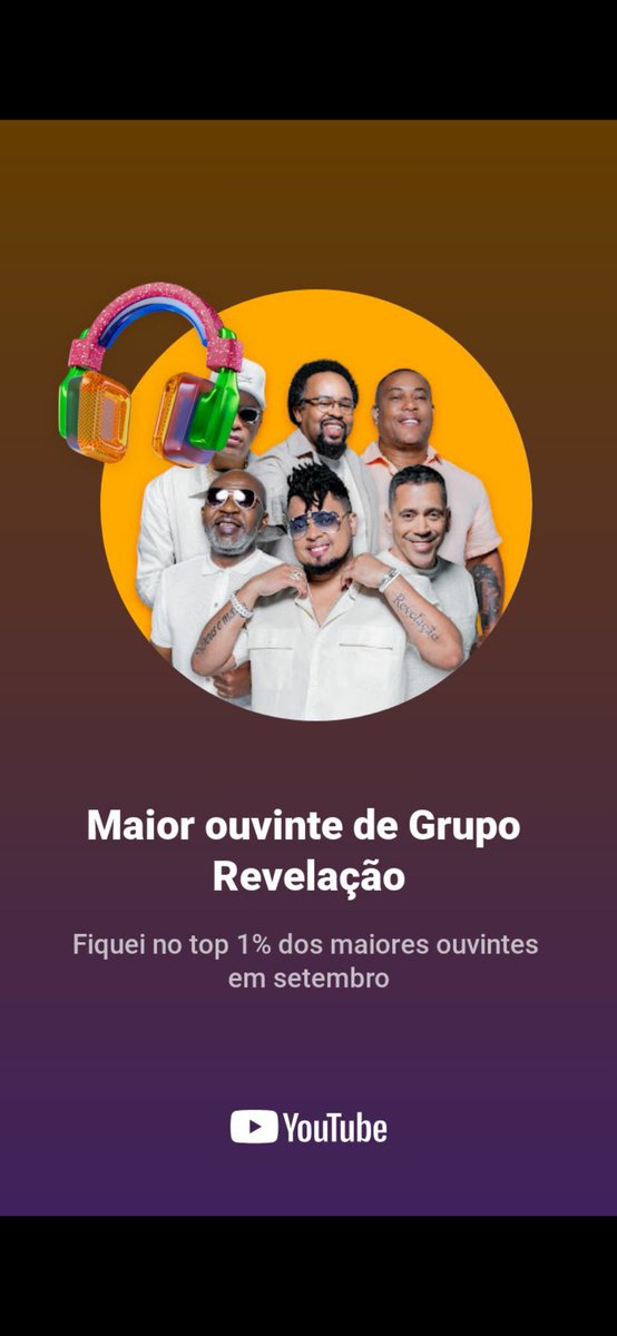 Sonembleime's tweet photo. Sou simplesmente o maior ouvinte do Grupo Revelação no YouTube Br, ok https://t.co/9kTE9geWGK