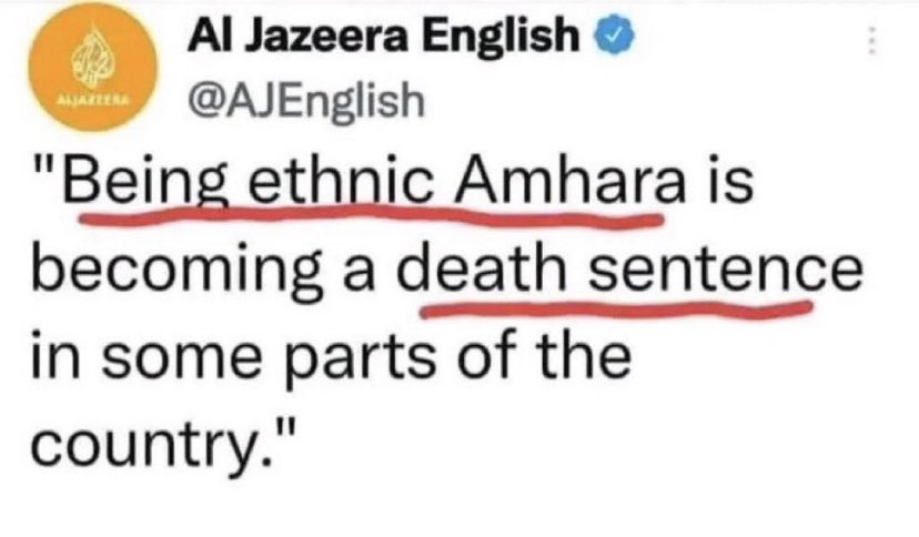 Yidnekachew kebede (@ykfison) on Twitter photo The reality of today’s #Ethiopia. Will global actors pay attention to what is unfolding in a land of 120 million people?
#StateSponsoredAmharaGenocide needs to come to an end.
#AmharaGenocide
#WarOnAmhara
<a href="/USEmbassyAddis/">U.S. Embassy Addis</a> <a href="/hrw/">Human Rights Watch</a> <a href="/MikeHammerUSA/">Mike Hammer</a> <a href="/SecBlinken/">Secretary Antony Blinken</a> <a href="/antonioguterres/">António Guterres</a> The reality of today’s #Ethiopia. Will global actors pay attention to what is unfolding in a land of 120 million people?
#StateSponsoredAmharaGenocide needs to come to an end.
#AmharaGenocide
#WarOnAmhara
<a href="/USEmbassyAddis/">U.S. Embassy Addis</a> <a href="/hrw/">Human Rights Watch</a> <a href="/MikeHammerUSA/">Mike Hammer</a> <a href="/SecBlinken/">Secretary Antony Blinken</a> <a href="/antonioguterres/">António Guterres</a>