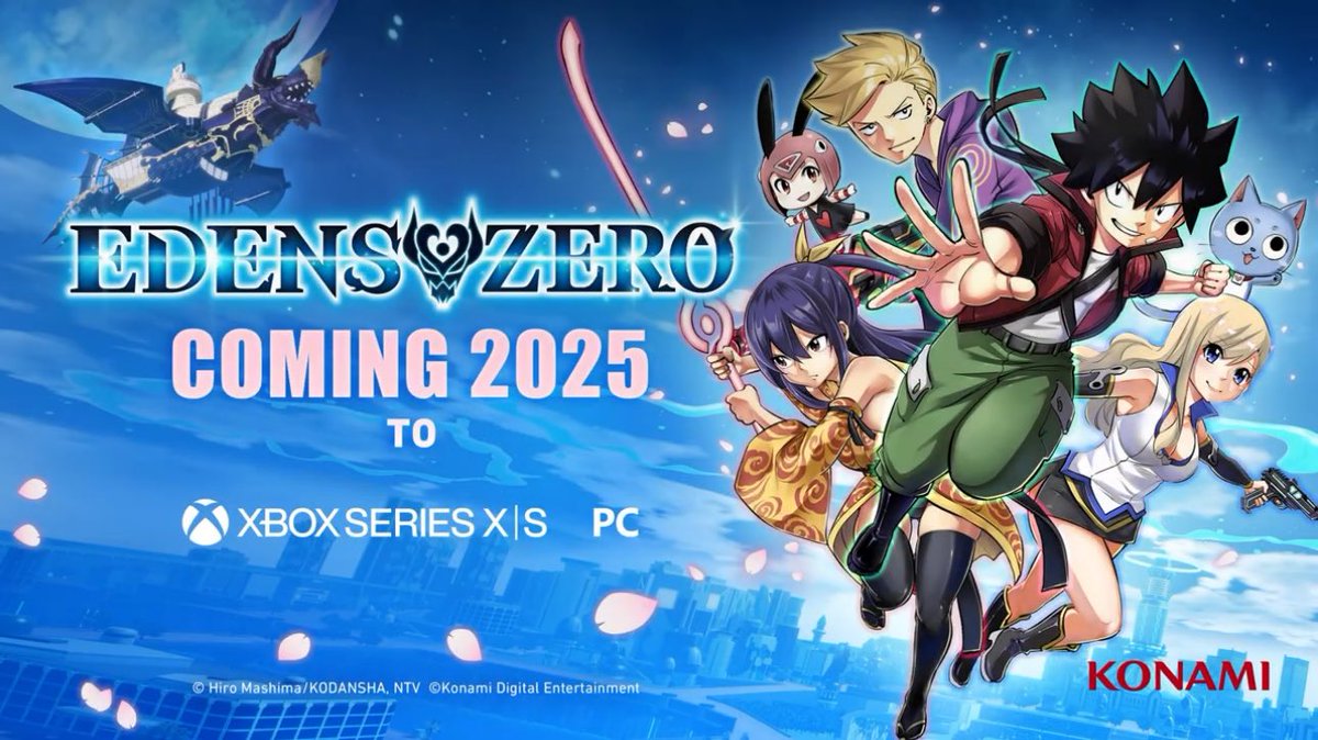 Edens Zero the Game is coming in 2025 to Xbox series X/S and PC! (so far)