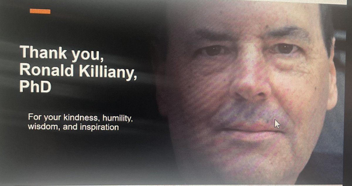 DevivoRenee's tweet photo. So glad to have had the opportunity to virtually attend the Ronald J. Killiany Memorial Symposium today. 

Even in your absence, those you taught continue to teach others and honor your legacy. Grateful for Ron and the BU family @BUMedicine @bu_cte https://t.co/hI11gXpHDT