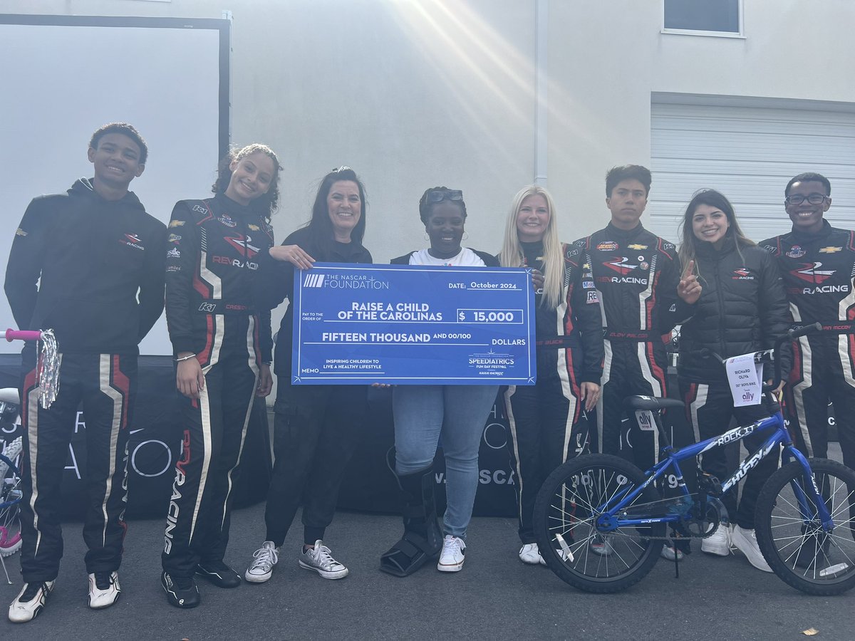 THultzapple's tweet image. Our 12th Speediatrics Fun Day Festival powered by @KauligRacing is in the books. Special thanks: @allyfinancial, @Wasserman, @RevRacin + our crew at the #NASCAR R&amp;amp;D Center, the kids from @RaiseAChild of the Carolinas received free bicycles 🚲 &amp;amp; helmets! @KauligGiving #forthekids