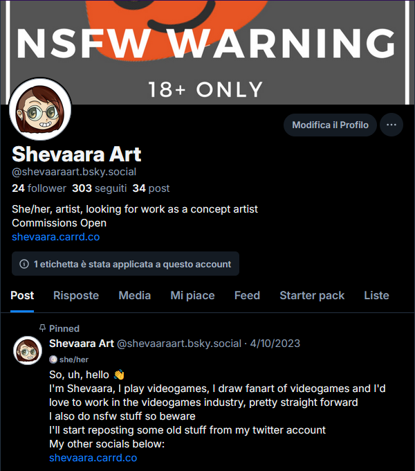 ShevaaraNasty's tweet photo. I already had an account, and following the latest shitty news, I'm going to be active there again and slowly leave this hellsite https://t.co/MiDRnu8Dto