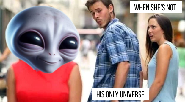 XENOxAI42's tweet photo. When you thought you were the sun, but turns out you're just a comet passing through. 😅

$Xeno 👽❤️

#XenoTheAlien #Alien https://t.co/bwOEtNijHg
