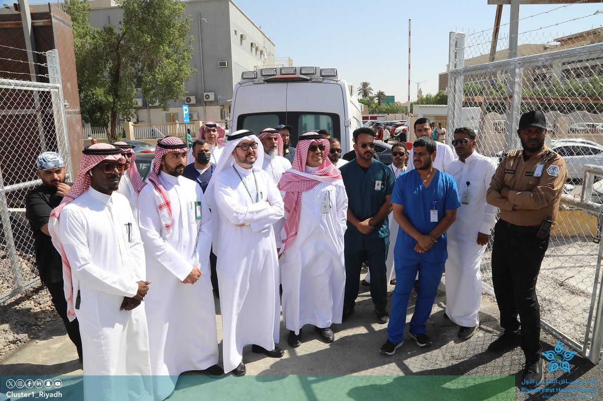 Cluster1_Riyadh's tweet photo. #تجمع_الرياض_الصحي_الأول يطلق المرحلة التنفيذية من الخطط التجريبية لضمان جاهزية مهبط الإسعاف الجوي في مدينة الملك سعود الطبية، وذلك بالتعاون مع هيئة الهلال الأحمر السعودي، في خطوة تعكس الالتزام المشترك بتحسين جودة الخدمات الصحية العاجلة وتعزيز مستوى الاستجابة الطارئة. https://t.co/2bhDrzUwbl