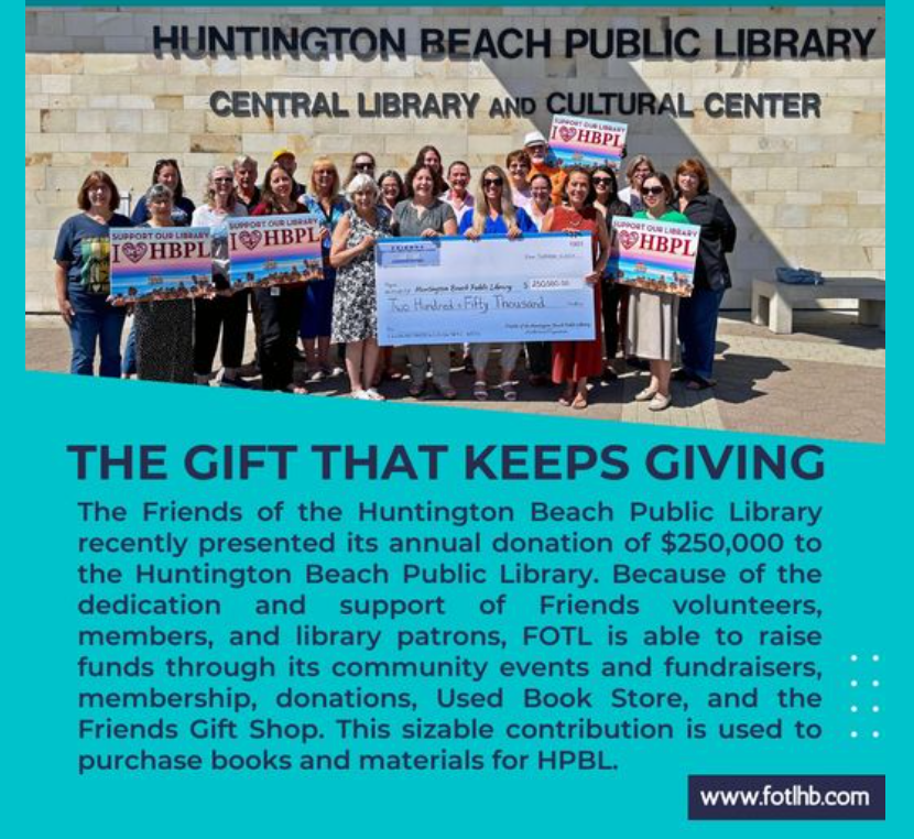 Friends of the Huntington Beach Public Library (@fotlhb) on Twitter photo 