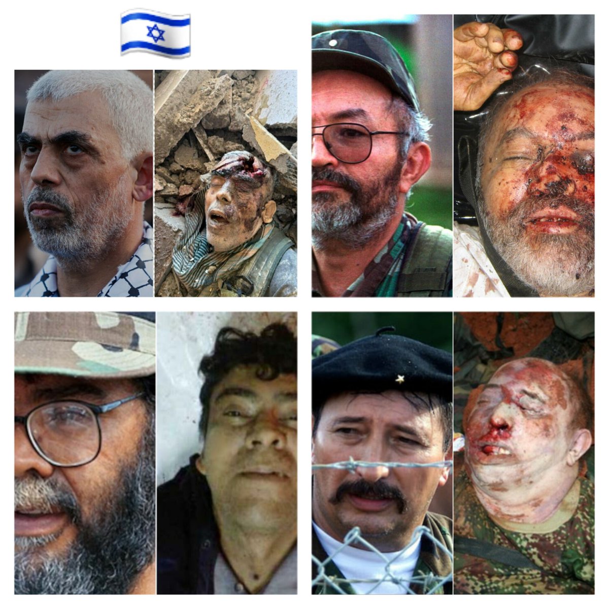 Este es el final que merecen todos los que fomentan el terror y la barbarie.