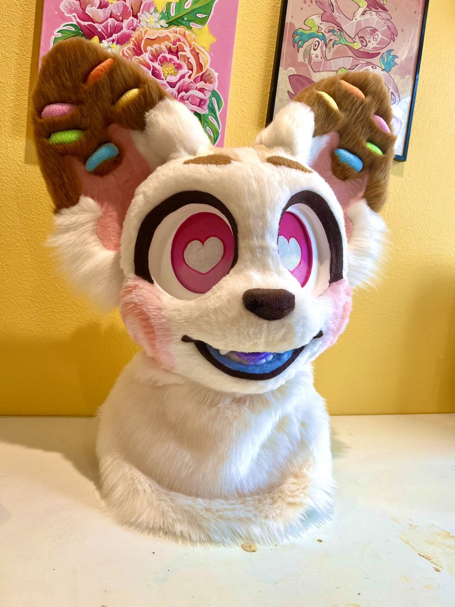 kawaiimonofurs's tweet photo. Newest cutie! Im OBSESSED with these colors!  
(Fullbody is just rested in the dtd so proportions may look stretched!) https://t.co/8JbFksSaJc