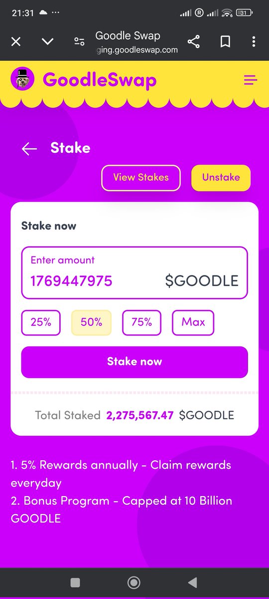 DavidInGeneva's tweet photo. Looks like Goodle Staking is almost ready to go now.
Nice design
#Goodle #pivotal #Bolt https://t.co/1xYxm2vEvb