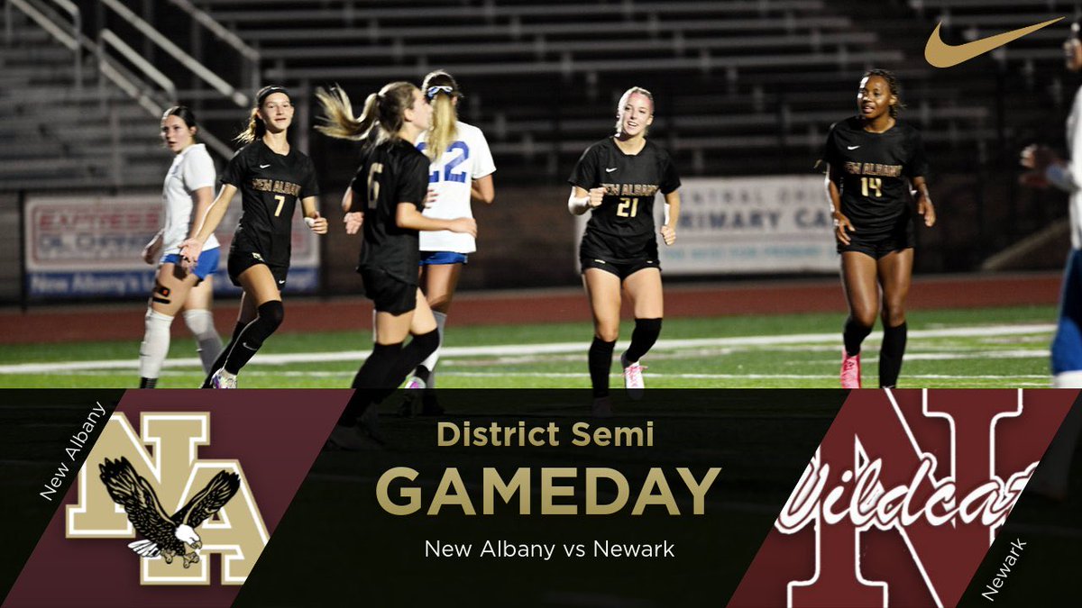 GAMEDAY!  DISTRICT SEMIS 🚨🚨
The Eagles host Newark tonight at 7pm. Come support the ladies. 🦅⚽️