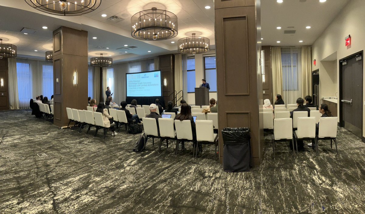 Gianluca Demartini (@eglu81) on Twitter photo .<a href="/sfn_mrc/">Stefano Marchesin</a> presenting his work on Knowledge Graph accuracy estimation at #HCOMP2024 .<a href="/sfn_mrc/">Stefano Marchesin</a> presenting his work on Knowledge Graph accuracy estimation at #HCOMP2024