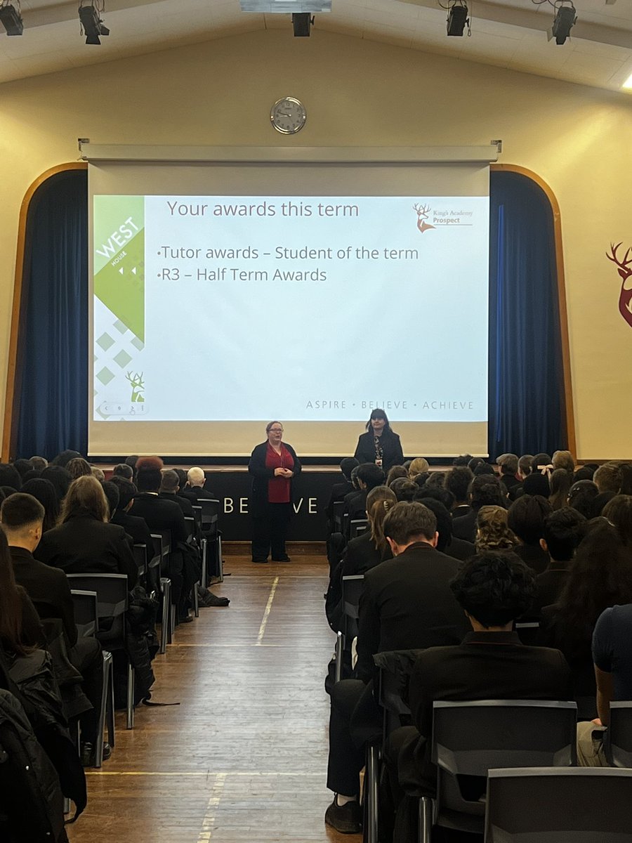 We’ve held our reward assemblies this week and have been delighted to see so many students receiving awards for their exemplary behaviour, positive engagement and attendance this term; you’ve made a fabulous start to the new academic year! #aspirebelieveachieve #prideinprospect