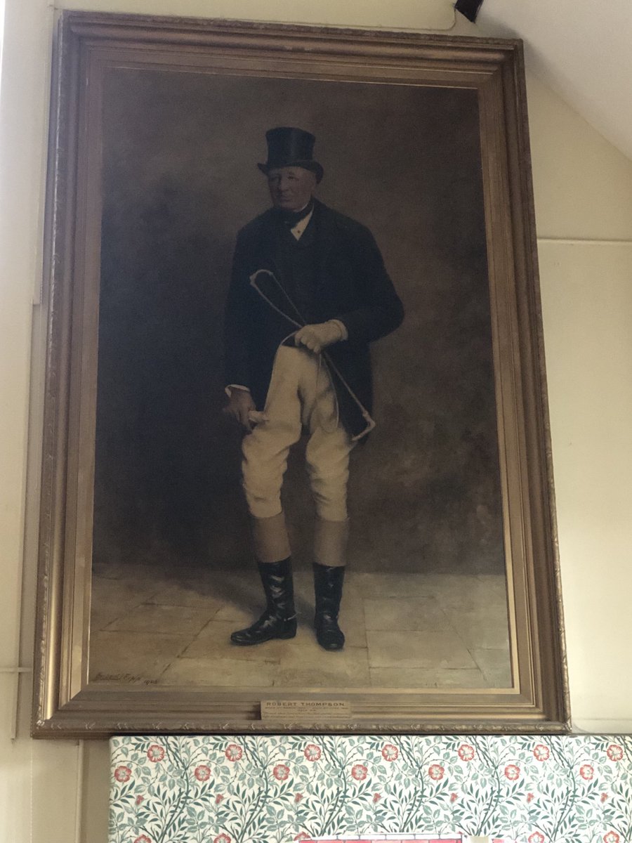 susanjcarey's tweet photo. Here is a portrait of Robert Thompson who left money in his will to found a charity in his name & build a Village Hall & almshouses in #Saltwood in 1899. Tonight the charity held its quarterly meeting carrying on his good work. @CllrRoryLove & I are both trustees. https://t.co/uLImQqG1Yn