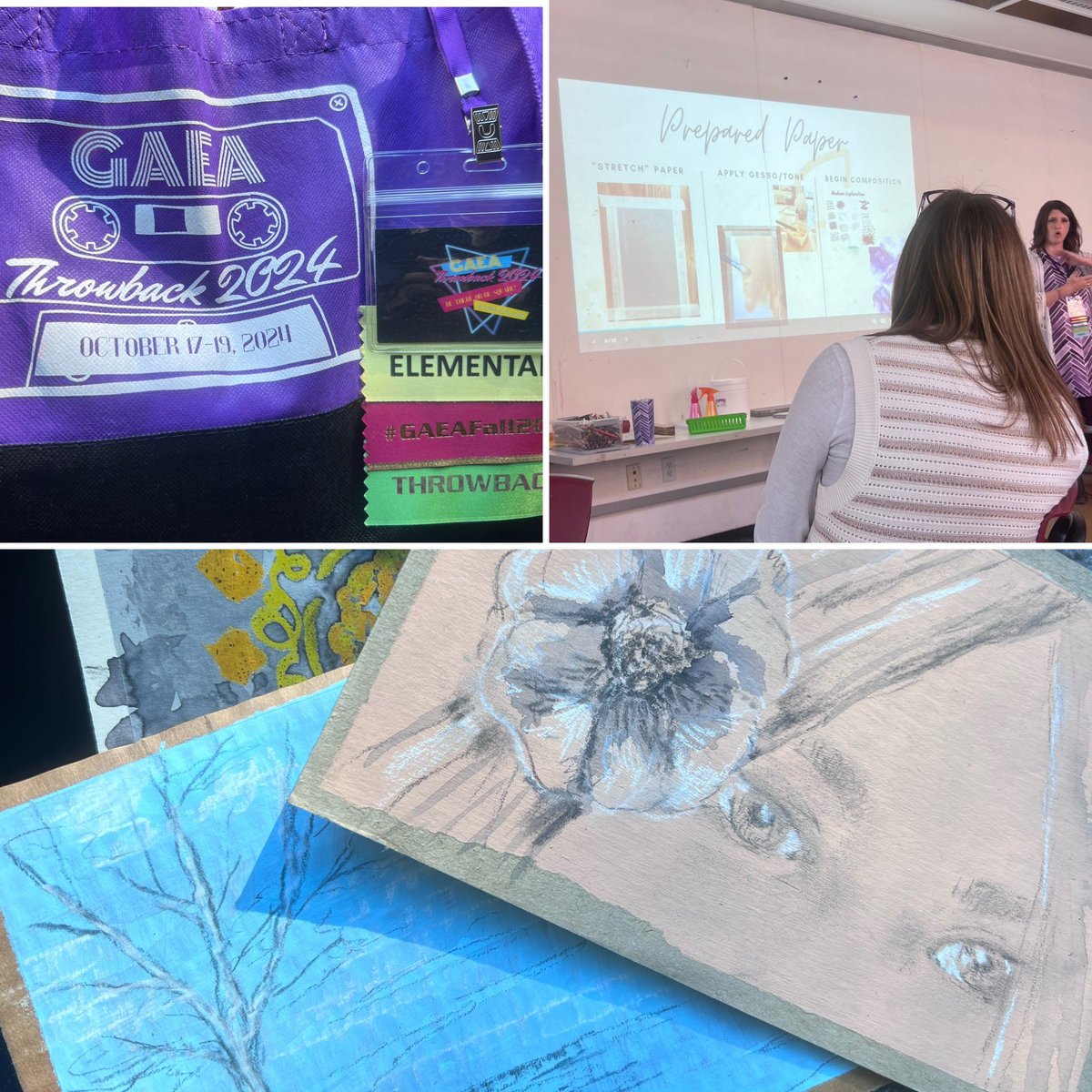Rteest4u's tweet photo. #GAEAfall2024 is off to an amazing start! Great presentations and sessions to take back to the classroom!@bellsferryelem #cobbartrocks @HighMuseumofArt https://t.co/eh1MR1o7ps