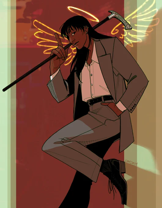 Art Fight attack for seraphim888, of Atticus! 