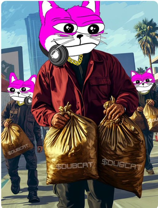 💪👀DJ $DUBCAT be vibing all Robin Hood today

Time for a Giveaway  💰💰 💸💸🤑🤑

4 Winners, $50 each, $200 in $DUBCAT

✅Like &amp; Retweet
✅Follow <a href="/DubcatCTO/">DUBCAT</a>
✅Tag 2 friends

🤑Winners announced in 1 week

$BONK $DOG $FLOKI $SHIB $TURBO $BRETT $MOG #MOODENG $POPCAT $NEIRO