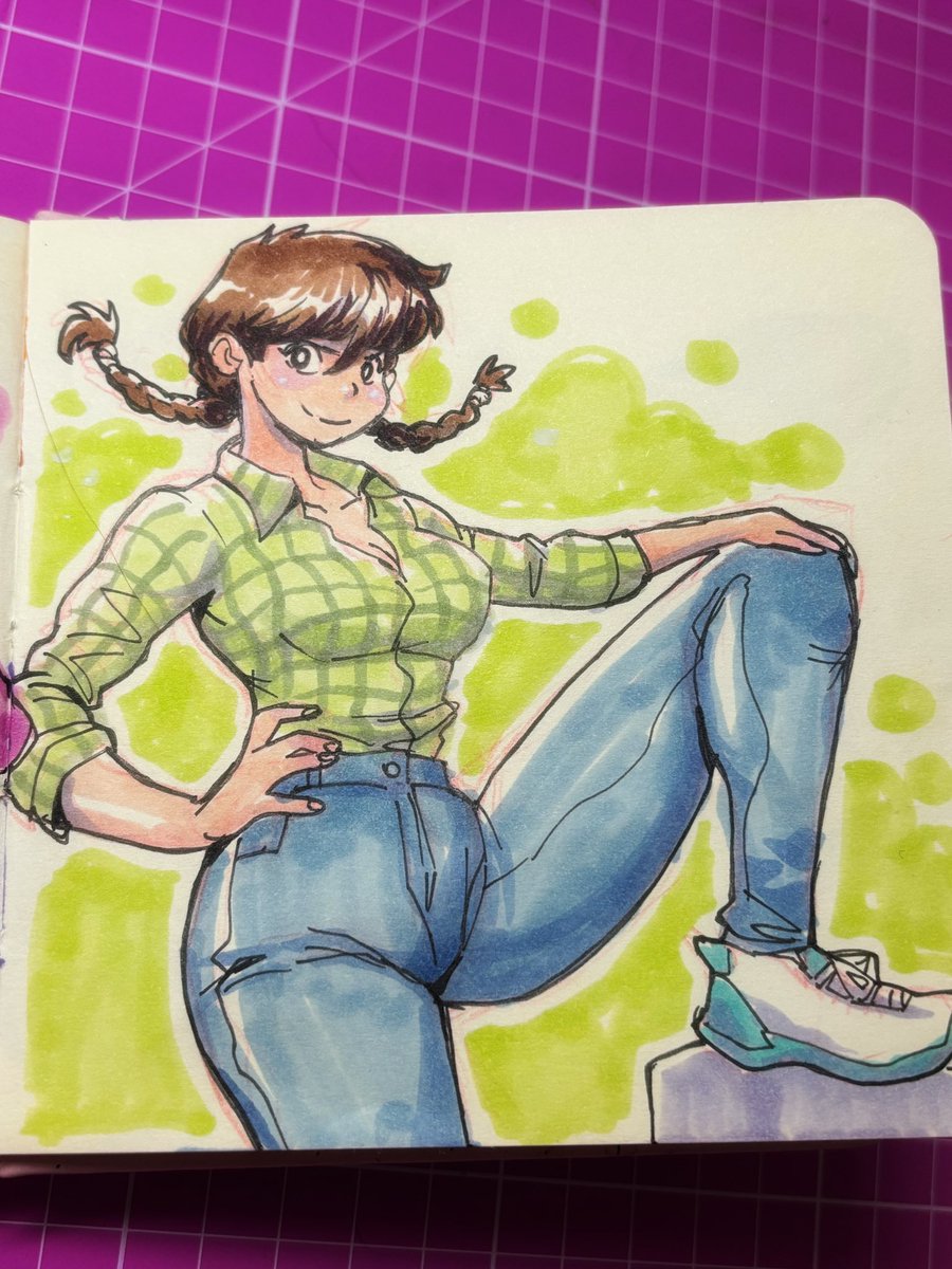 Angelica y Rosita de mi próximo cómic Prietas del Amor #prietasdelamor  #ohuhu #ohuhuchile #copics #sketchbook