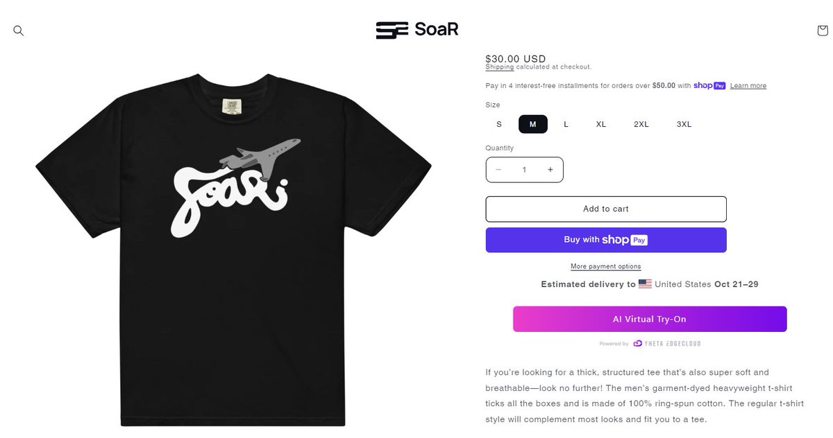 🔥 Expanding AI virtual try-on to <a href="/Shopify/">Shopify</a>!
➡️ medium.com/theta-network/…

The Shopify plugin can be found here:
apps.shopify.com/tec-virtual-tr…

$THETA
