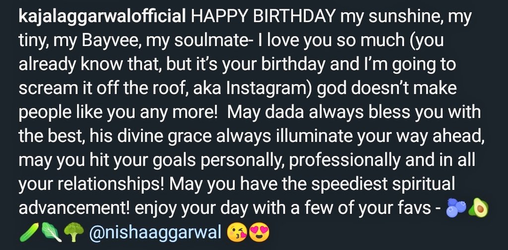 Hey <a href="/MsKajalAggarwal/">Kajal Aggarwal</a> gaaru, can you share those stories here too 😅❤️

aka twitter? #HBDNishaAggarwal 🤗

<a href="/AggNisha/">Nisha Aggarwal</a> #KajalAggarwal sisters 👻