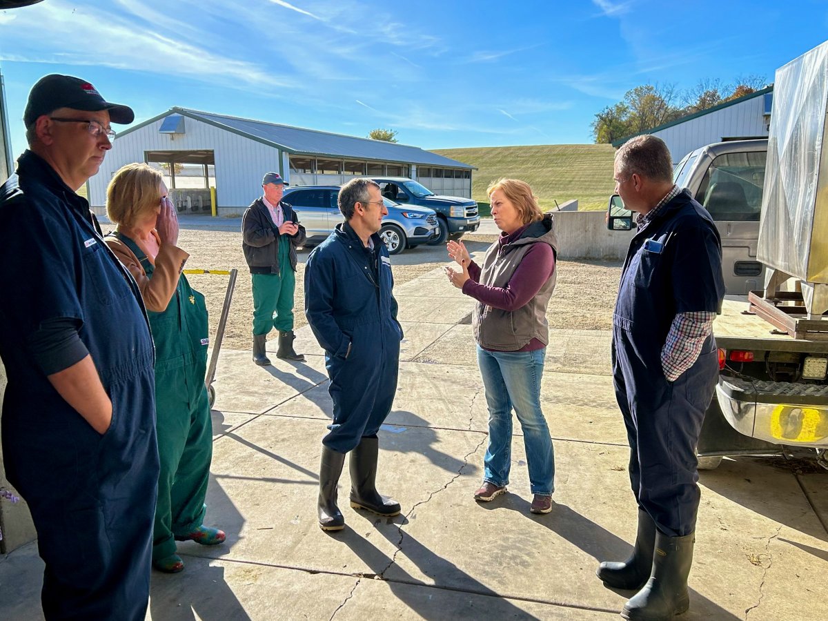 My state tour continued with a visit to the Brodhead Veterinary Medical Center and Larson Acres in Green &amp; Rock Counties. It was great to hear from the veterinarians about how the SVM can best support them and to learn about the partnership with our Dairyland Initiative team.