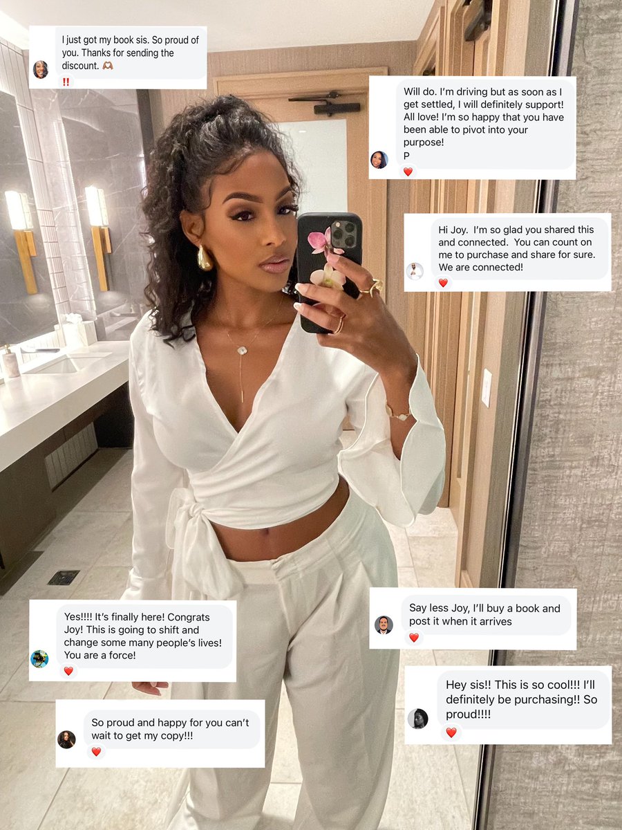 thisisjoyyoung's tweet photo. I'm 2 weeks into sharing my book pre-order! To all of you who have already purchased my book, shared feedback, and posted about it, THANK YOU. The worldwide retail release date is Nov 15th! You still have time to use my friends &amp; fam discount code: PROSPER24 🫶🏽💚 https://t.co/MCylh8rzMk