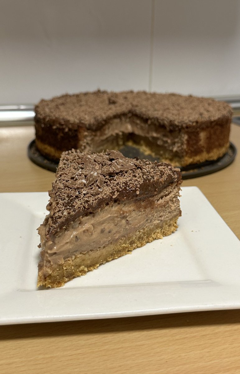 Cheesecake de Suchard que ya estamos cerca de navidad :)