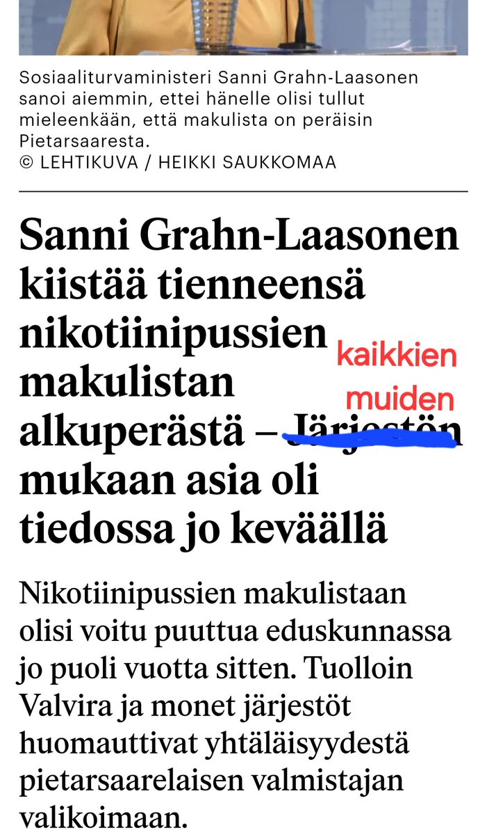 Korjasin hieman otsikkoa.