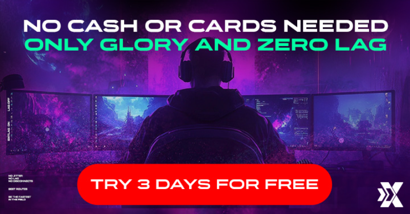 ExitLag's tweet photo. Thousands of gamers trust ExitLag. Now it’s your turn. Try it free today