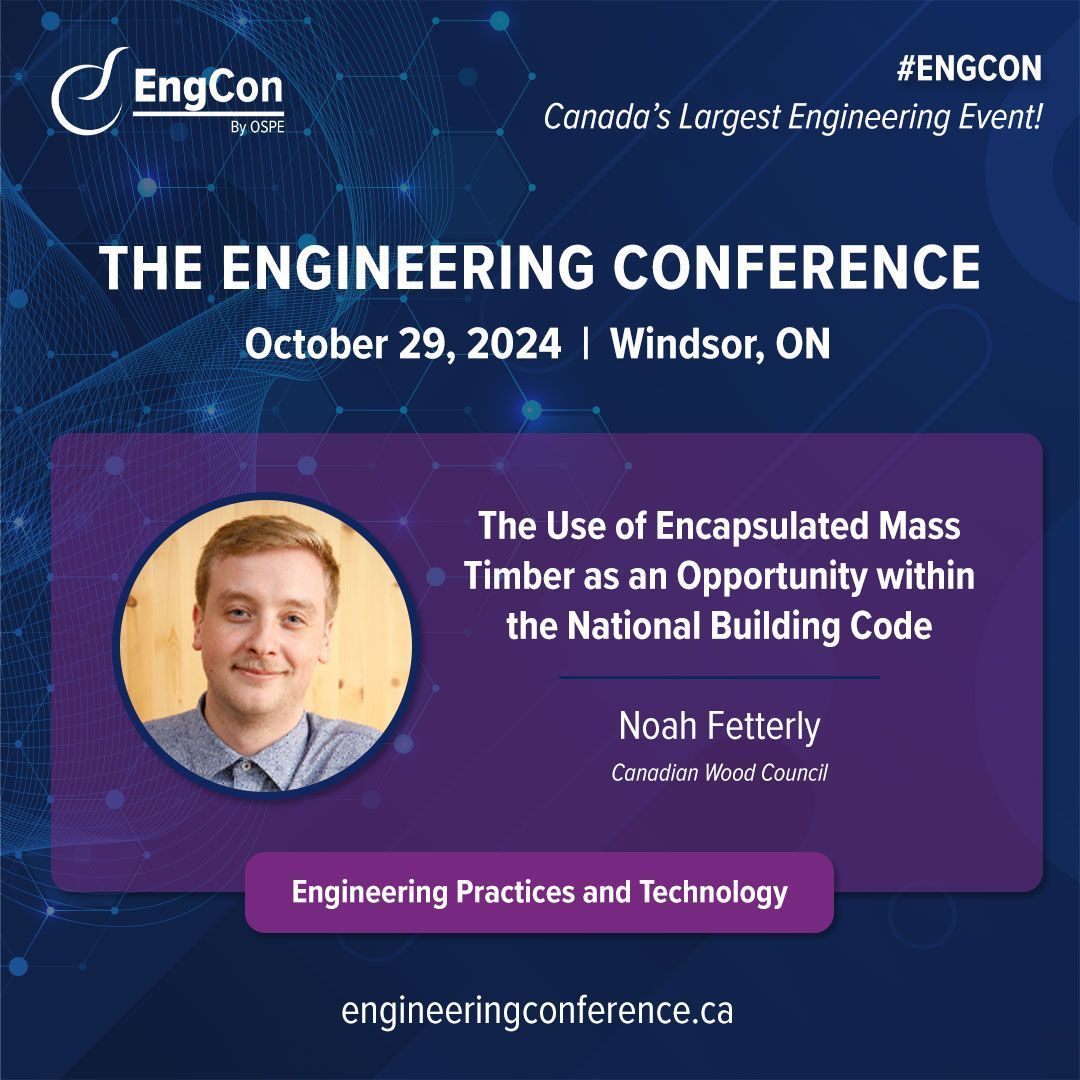 O_S_P_E's tweet photo. We have exciting sessions on #Engineering Practices and #Technology at this year's #EngCon! ⚙️

https://t.co/16Y2qWlKpO

 #OSPEGrows #EngineersGrow #EngineeringConference #OntarioEngineers #Tech #Innovation #Sustainability #Operations #Environment #Governance #Water https://t.co/pqWyAyXEZs