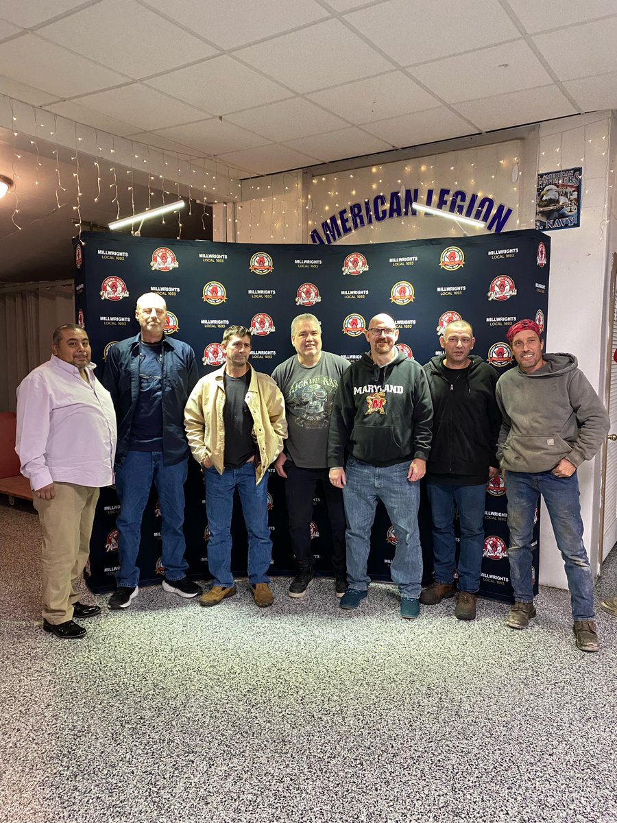 MidAmCarpenters's tweet image. Several #Local1693 Millwright Brothers were recognized at the Local's recent service pin party. Special shout out to Mr. Carl Holtz (pictured with Rep. Nate Hodgson) on earning his 55-year service pin. Thank you all for your many years of dedicated service to our Brotherhood!