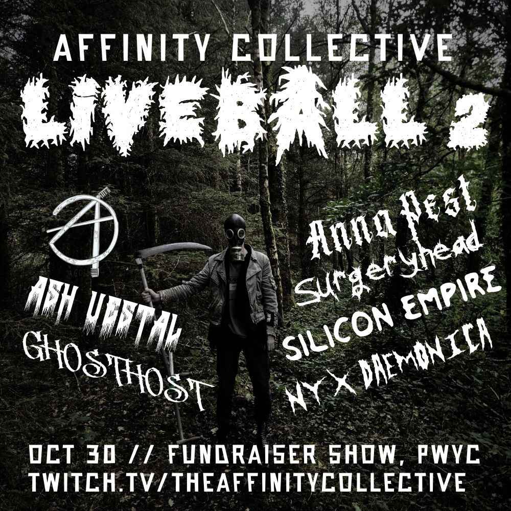 Excited to announce that I'll be playing my first live show in Affinity Collective's Liveball 2 event, alongside extremely talented artists. See you there!