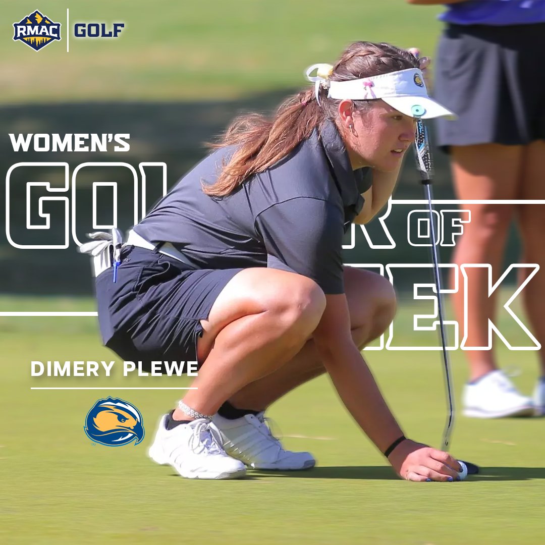 𝙍𝙈𝘼𝘾 𝙒𝙤𝙢𝙚𝙣'𝙨 𝙂𝙤𝙡𝙛𝙚𝙧 𝙤𝙛 𝙩𝙝𝙚 𝙒𝙚𝙚𝙠⛳️

<a href="/FLCSkyhawks/">Fort Lewis Skyhawks</a> Dimery Plewe!

#ToTheTop | #EverythingElevated