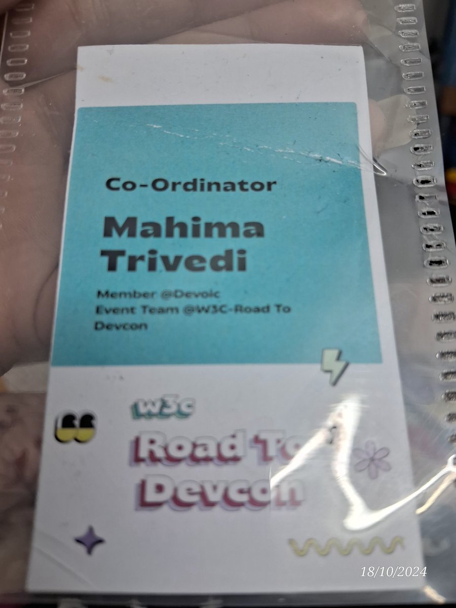 TrivMahima004's tweet photo. 🚀 I had an amazing experience volunteering at the Road to Devcon Web3 Ethereum event with @Bhopal_DAO! It was great to be part of such a dynamic community and contribute to making the event a huge success.  #bhopaldao #roadtodevcon #web3 #ethereum #volunteer #community #events https://t.co/uOEznCFig1