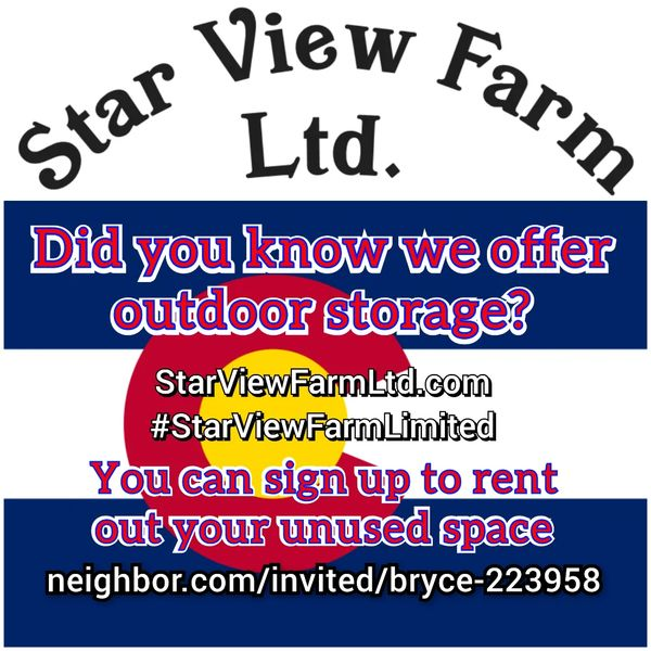 StarViewCrypto's tweet image. #DidYouKnow that we offer #OutdoorStorage
We signed up with a website that allows us to advertise storage lots that we have available for #rent
It's just another way to make some #PassiveIncome with land that is not doing anything
If you want to rent out #ExtraSpace that you have