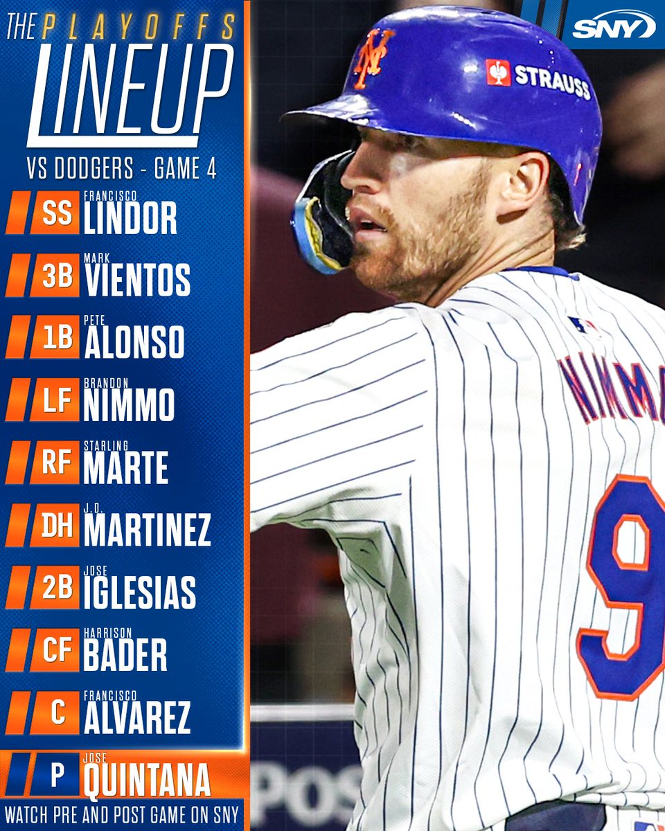 SNY_Mets's tweet photo. Game 4 of the NLCS on deck.
⏰: 8:08 p.m. https://t.co/w9j6SoYeLS